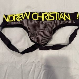 Andrew Christian striped jockstrap